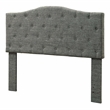 Furniture of America Saira Fabric Full/Queen Tufted Headboard in Gray