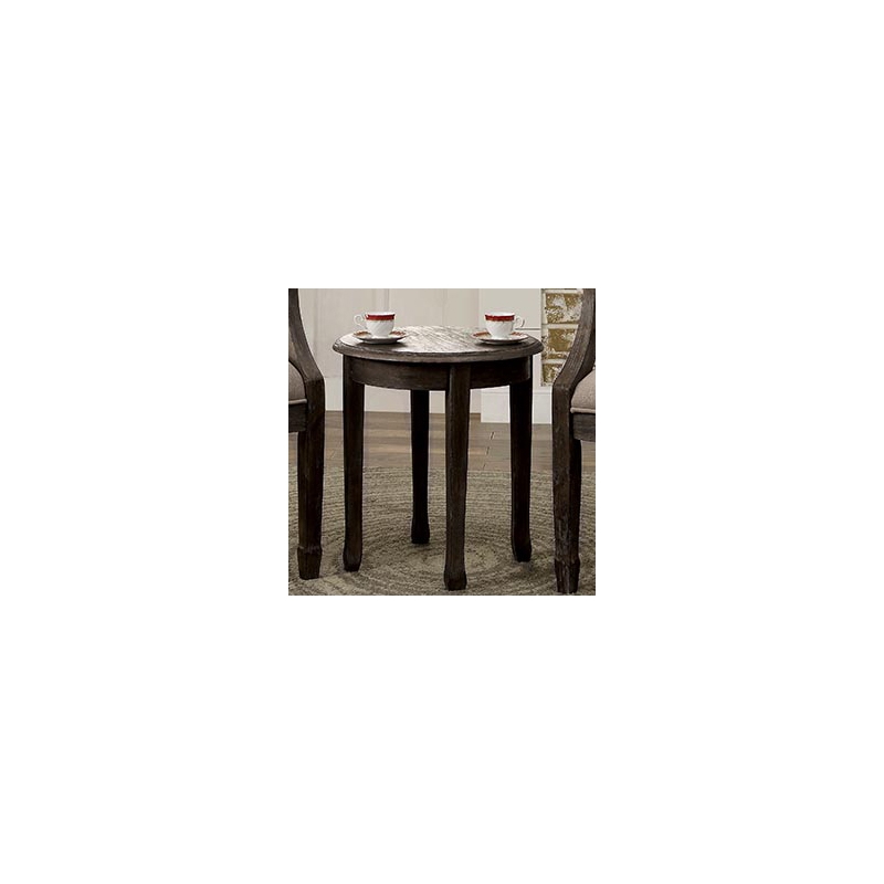 Furniture of America Beatrice Wood 3Piece Accent Table and Chair Set in Gray Cymax Business