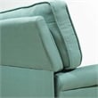Furniture of America Prior Transitional Fabric Accent Chair in Blue