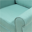 Furniture of America Prior Transitional Fabric Accent Chair in Blue