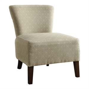 furniture of america dwayne transitional fabric upholstered accent slipper chair