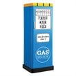 Furniture of America Mars Contemporary Metal 2-Shelf Closet in Blue