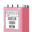 Furniture of America Mars Contemporary Metal 2-Shelf Closet in Pink