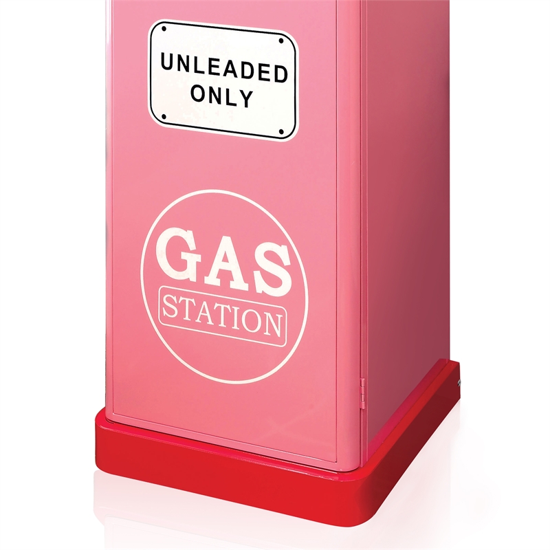 Furniture of America Mars Contemporary Metal 2-Shelf Closet in Pink