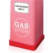 Furniture of America Mars Contemporary Metal 2-Shelf Closet in Pink