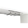 Furniture of America Godric Contemporary Wood 2-Shelf Pub Table in White