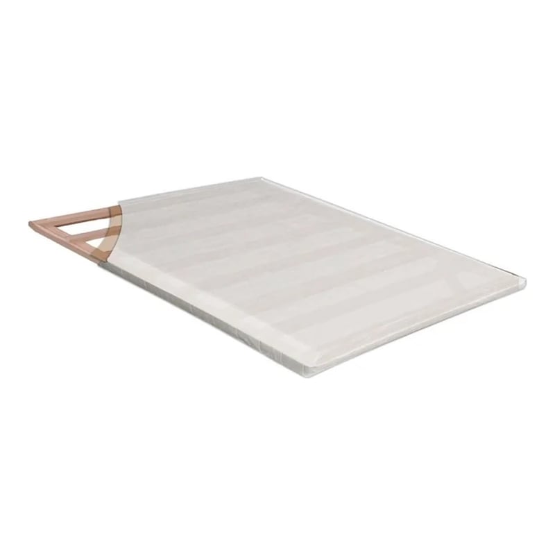 Furniture of America Golda Fabric 2-Inch Full Bunkie Board in White