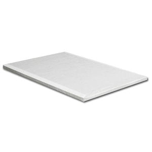 Furniture of America Golda Fabric 2-Inch Queen Bunkie Board in White