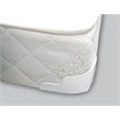 Furniture of America Senna White Fabric 8-Inch Full Mattress with Bunkie Board