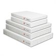 Furniture of America Senna White Fabric 8-Inch Full Mattress with Bunkie Board