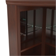 Furniture of America Myron Traditional Wood Corner Home Bar in Dark Cherry