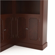 Furniture of America Myron Traditional Wood Corner Home Bar in Dark Cherry