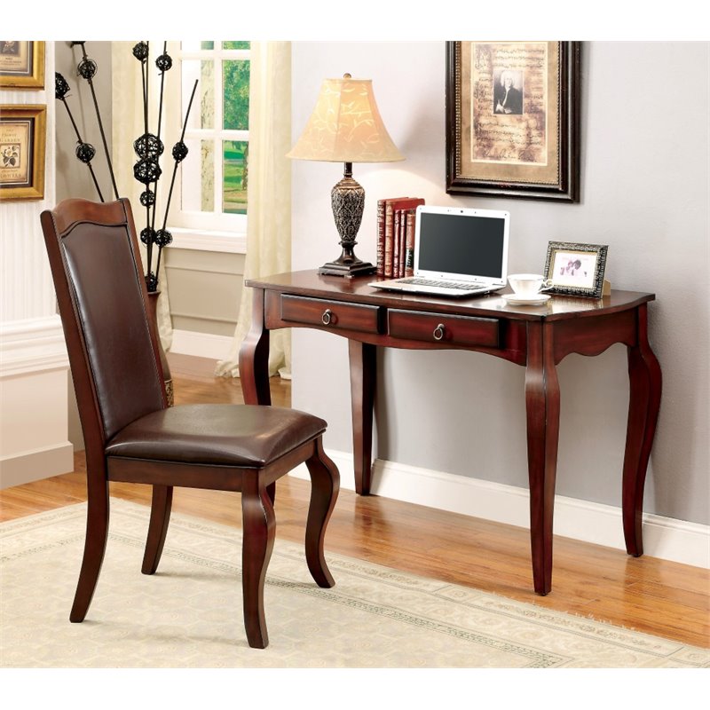 Furniture of America Graig Writing Desk and Chair Set in ...