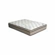 Furniture of America Sandroman Fabric Twin Euro Top Coil Mattress in Beige