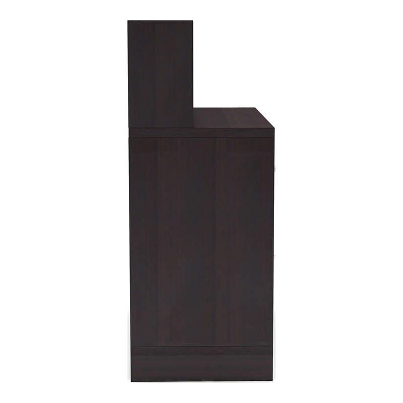 Furniture of America Jonah Wood Multi-Storage Filing Cabinet in Cappuccino