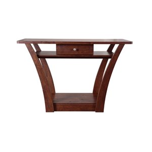 Furniture of America Gentry Contemporary Console Table in Walnut