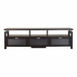 Furniture of America Missie Contemporary Wood Multi-Storage TV Stand in Espresso