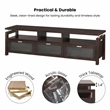 Furniture of America Missie Contemporary Wood Multi-Storage TV Stand in Espresso