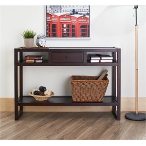 Furniture of America Milo Contemporary Console Table in Wenge