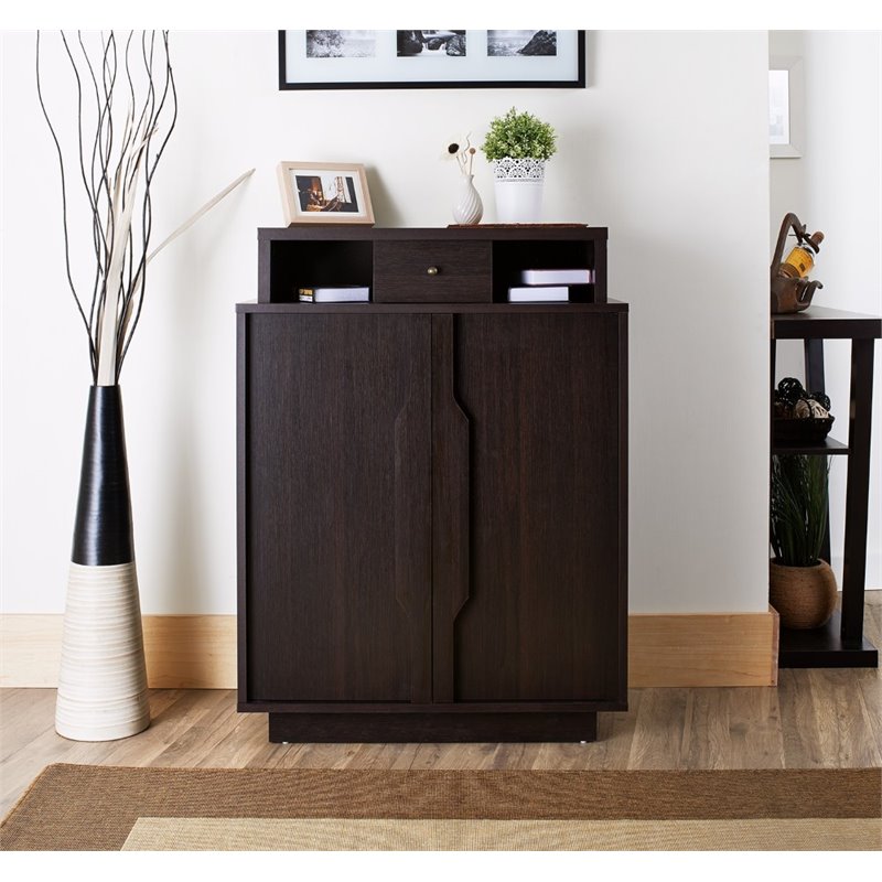 Furniture Of America Seinster Contemporary Shoe Cabinet In