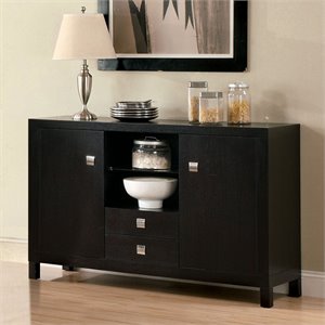 Furniture of America Bruce Server in Espresso