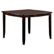 Furniture of America Ellenwood Wood Counter Height Dining Table in Espresso