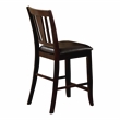 Furniture of America Ellenwood Espresso Wood 7-Piece Counter Height Dining Set