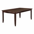 Furniture of America Ellenwood Wood 7-Piece Dining Table Set in Espresso
