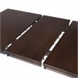 Furniture of America Ellenwood Wood 9-Piece Dining Table Set in Espresso