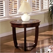 Furniture of America Tunton Solid Wood 3-Piece Coffee Table Set in Dark Cherry
