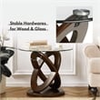 Furniture of America Darbunic Contemporary Wood End Table in Dark Walnut
