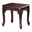 Furniture of America Alice Solid Wood 3-Piece Coffee Table Set in Dark Cherry