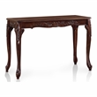 Furniture of America Alice Solid Wood 4-Piece Coffee Table Set in Dark Cherry