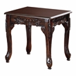 Furniture of America Alice Solid Wood 4-Piece Coffee Table Set in Dark Cherry