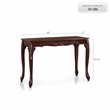 Furniture of America Alice Traditional Solid Wood Console Table in Dark Cherry