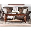 Furniture of America Garner Traditional Wood 4-Piece Coffee Table Set in Cherry