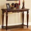 Furniture of America Garner Traditional Wood 1-Shelf Console Table in Cherry