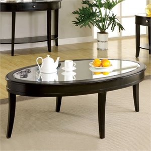 Furniture of America Angelo Coffee Table in Dark Walnut