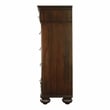 FOA Damos 3pc Dark Walnut Solid Wood Bedroom Set - Cal King + Nightstand + Chest