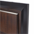 FOA Delia 2pc Walnut Transitional Wood Panel Bedroom Set - King + Nightstand