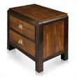 Furniture of America Delia Transitional Wood 2-Drawer Nightstand in Walnut