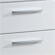 FOA Rayland 2pc Glossy White Wood Bedroom Set - Queen + Nightstand