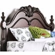 FOA Ruben 2pc Cherry Solid Wood Panel Bedroom Set - Cal King + Nightstand
