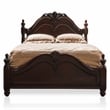 FOA Ruben 3pc Cherry Wood Panel Bedroom Set - Cal King + Nightstand + Chest