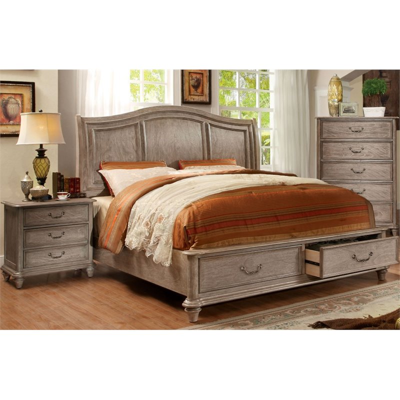 Furniture Of America Bartrand 3 Piece King Panel Bedroom Set Idf Furniture Of America Bartrand 3 Piece King Panel Bedroom Set Idf 7613ek 3pc