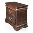 FOA Ruben 4pc Cherry Wood Panel Bedroom Set - Queen+Nightstand+Dresser+Mirror