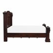 FOA Oulette 2-Piece Cherry Solid Wood Bedroom Set - King + Nightstand