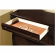 FOA Oulette 3pc Cherry Solid Wood Bedroom Set - King + Nightstand + Chest