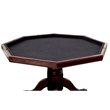 Furniture of America Deaton Traditional Wood 5-Piece Gaming Table Set in Cherry