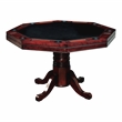 Furniture of America Deaton Traditional Wood 5-Piece Gaming Table Set in Cherry